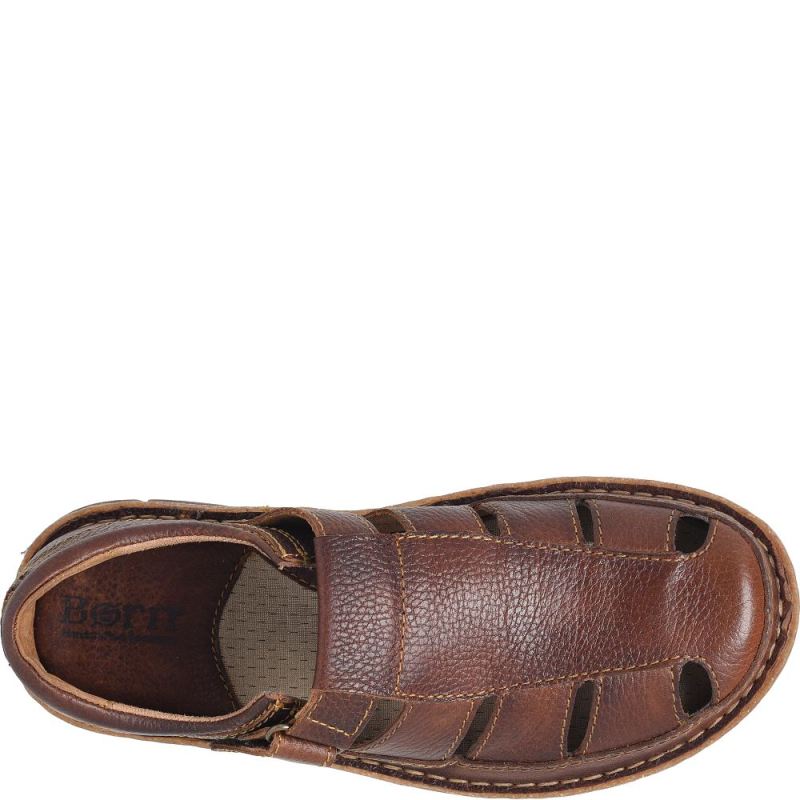 Born Men's Connor Sandals - Dark Chestnut (Brown)