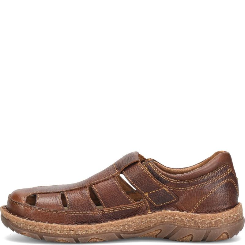 Born Men's Connor Sandals - Dark Chestnut (Brown)