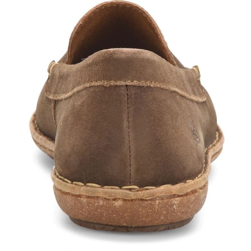 Born Men's Naldo Slip-Ons & Lace-Ups - Taupe Avola Nubuck (Tan)