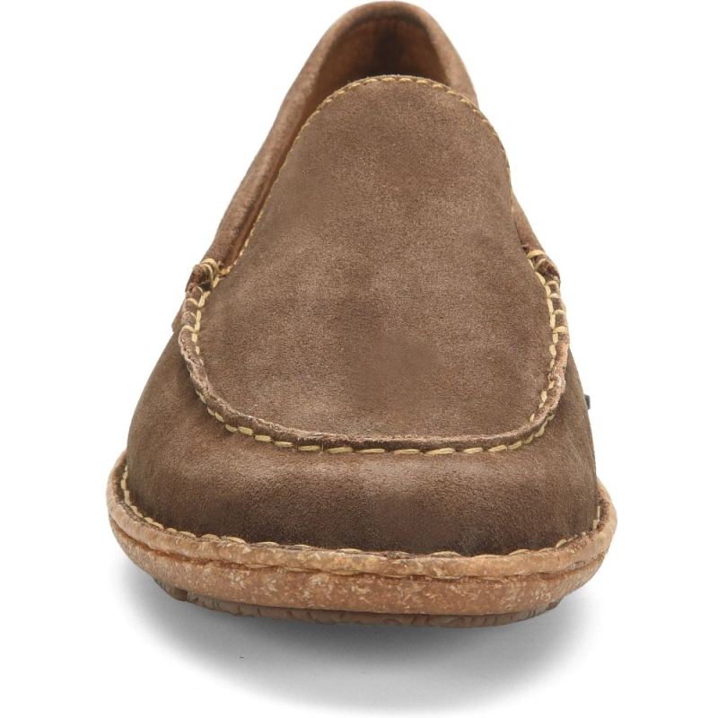 Born Men's Naldo Slip-Ons & Lace-Ups - Taupe Avola Nubuck (Tan)