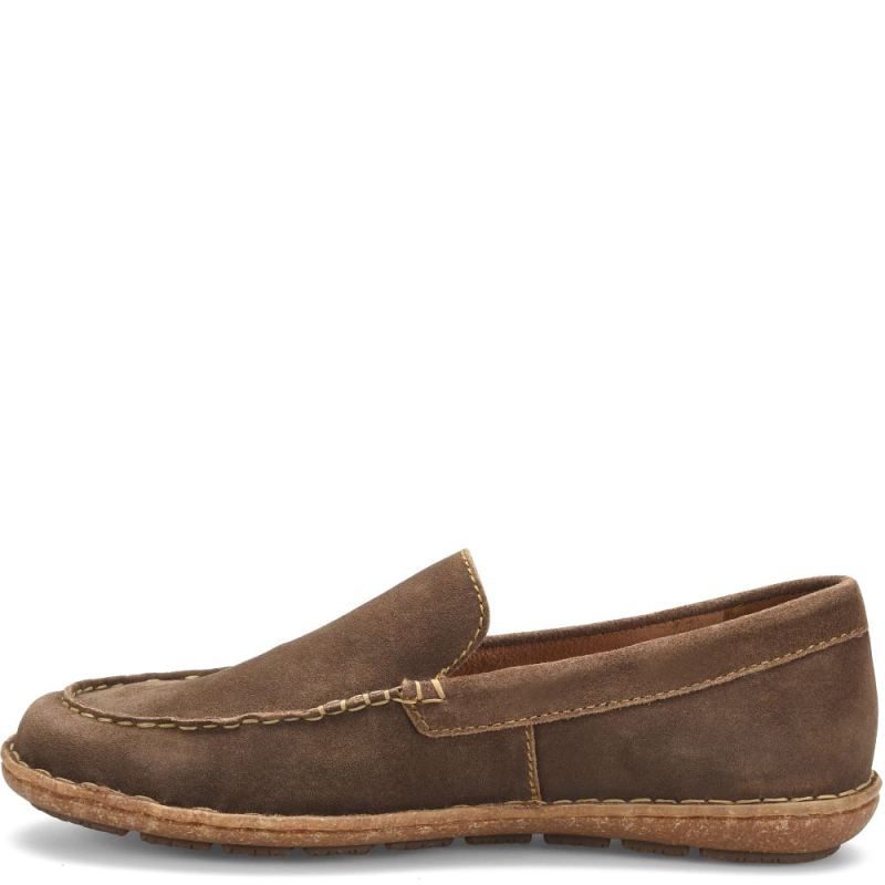 Born Men's Naldo Slip-Ons & Lace-Ups - Taupe Avola Nubuck (Tan)