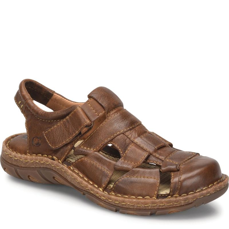 Born Men's Cabot III Sandals - Amber (Brown) [Bornc23cL2my] - $79.93 ...