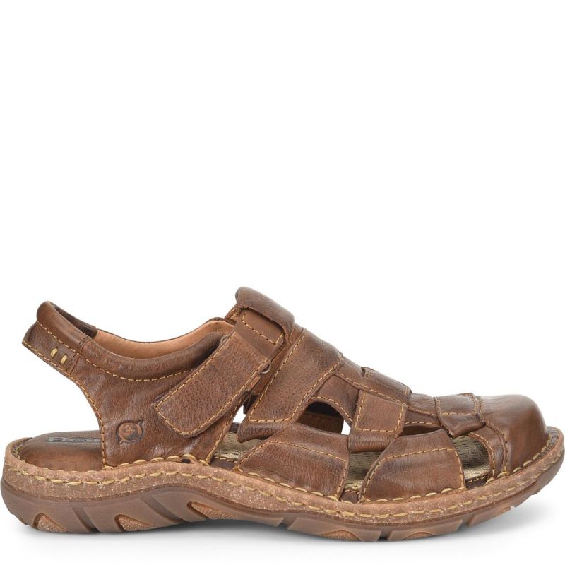 Born Men's Cabot III Sandals - Amber (Brown)