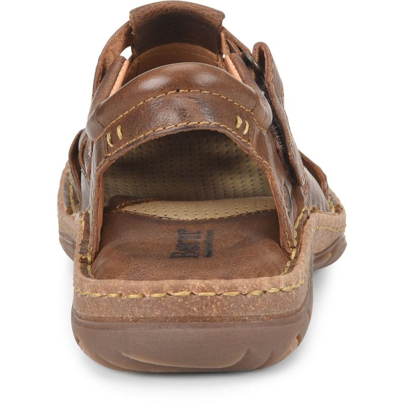 Born Men's Cabot III Sandals - Amber (Brown)