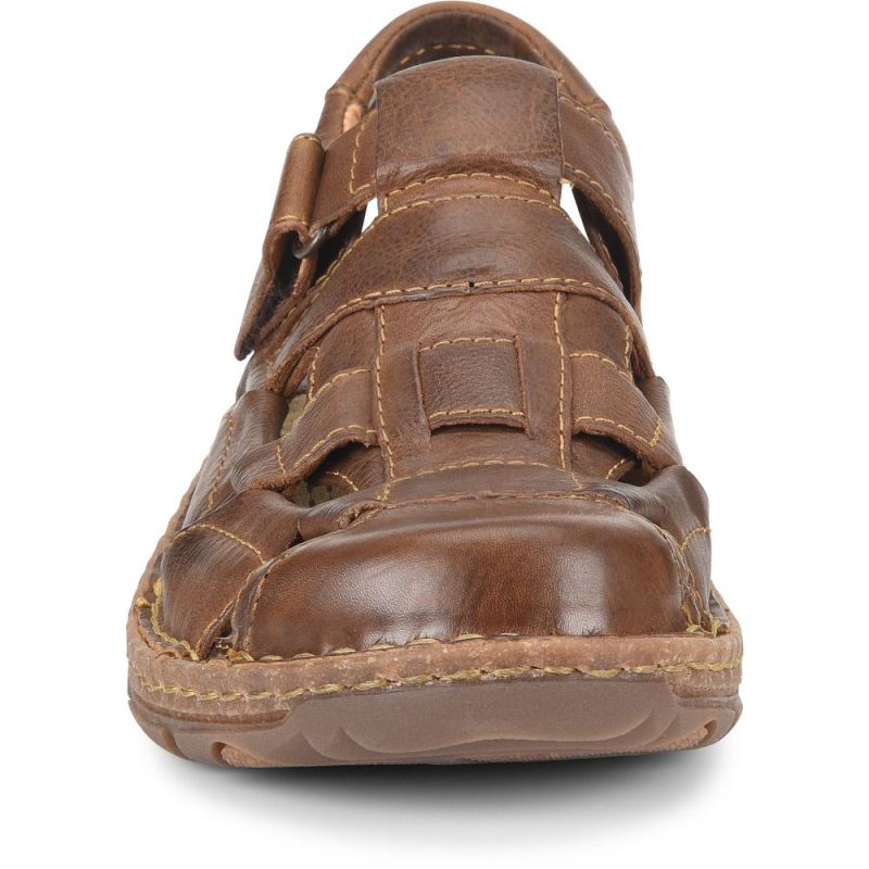 Born Men's Cabot III Sandals - Amber (Brown)