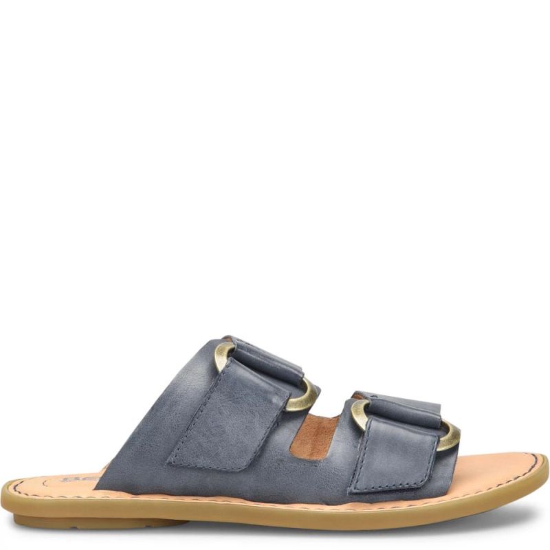 Born Women's Marston Sandals - Navy Oceano (Blue)