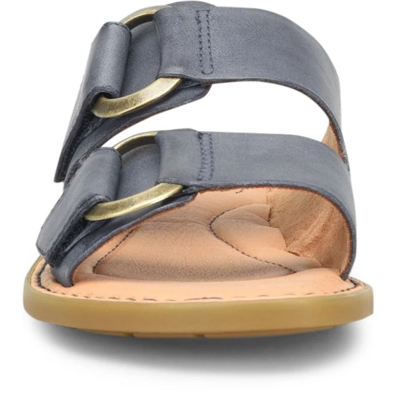 Born Women's Marston Sandals - Navy Oceano (Blue)