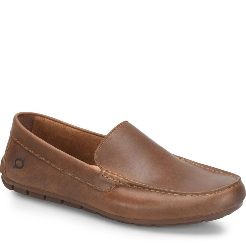 Born Men's Allan Slip-Ons & Lace-Ups - Cookie Dough (Brown)