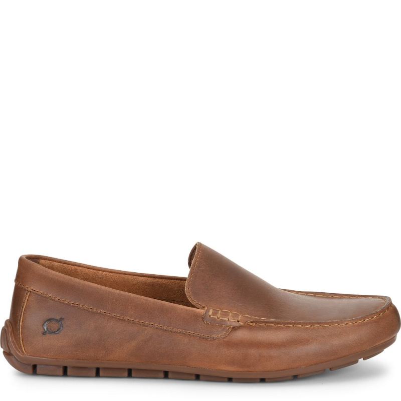 Born Men's Allan Slip-Ons & Lace-Ups - Cookie Dough (Brown)