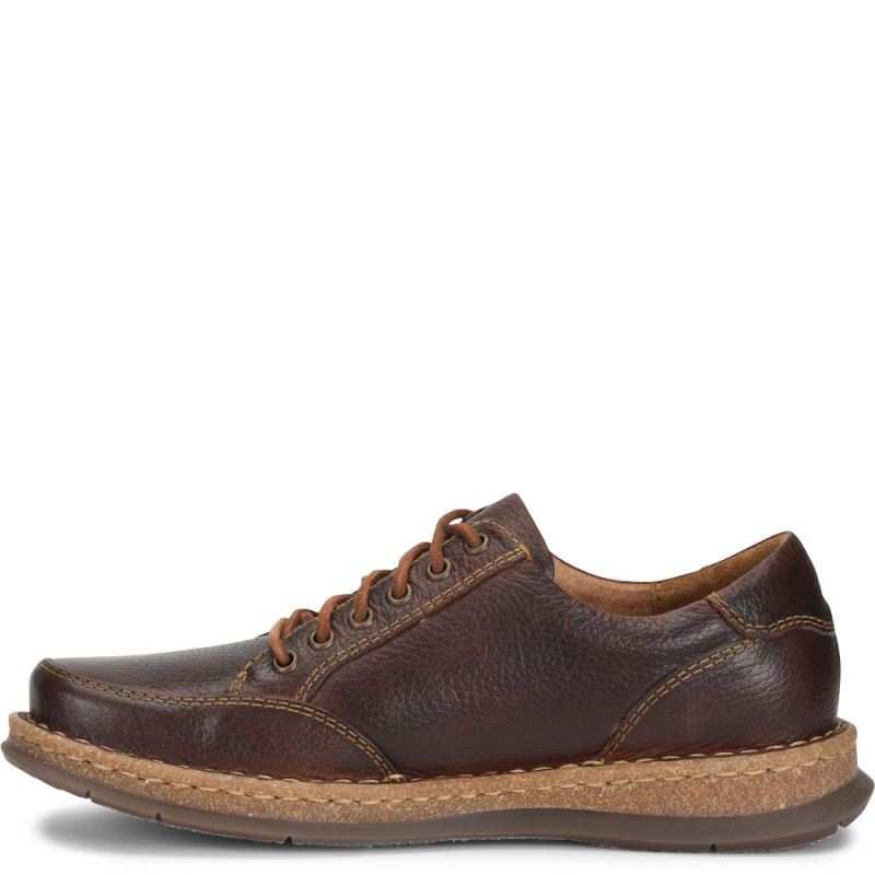 Born Men's Bronson Slip-Ons & Lace-Ups - Dark Chestnut (Brown)