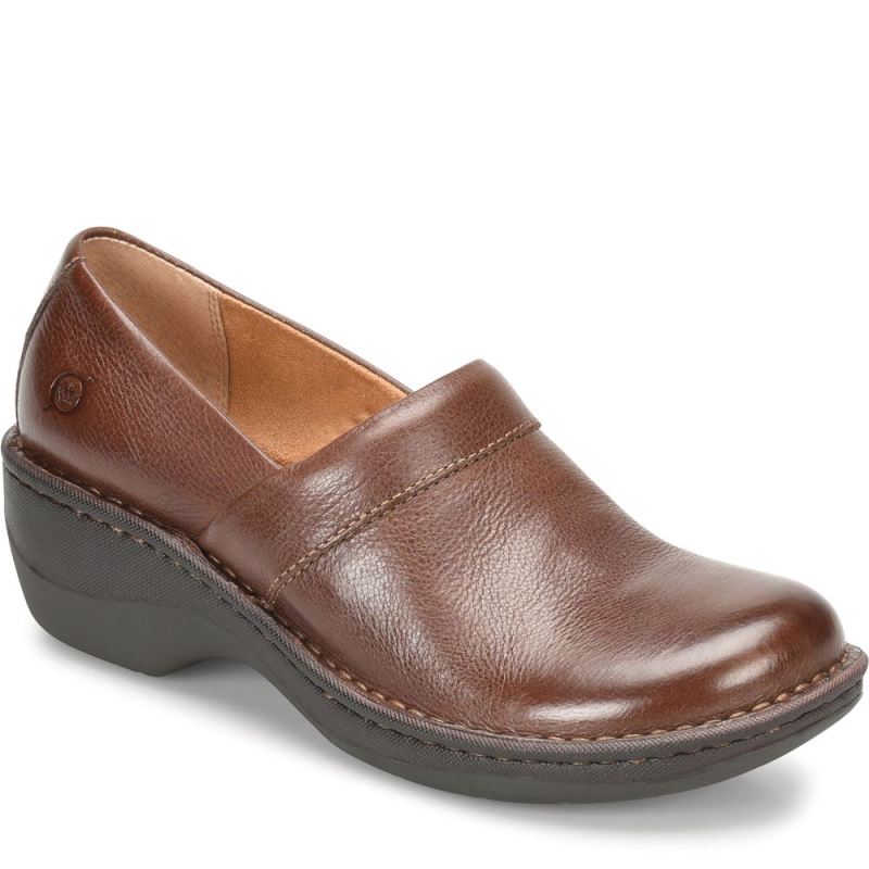 Born Women's Toby Duo Clogs - Chocolate (Brown)