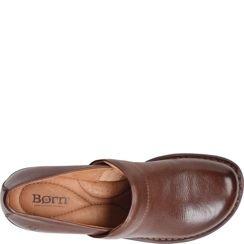 Born Women's Toby Duo Clogs - Chocolate (Brown)