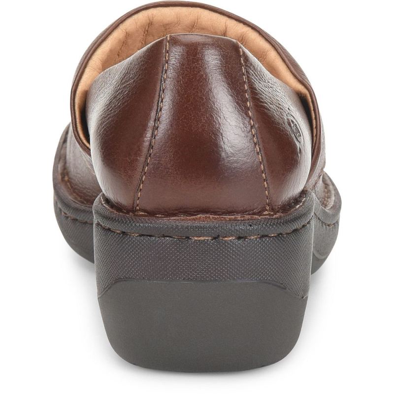 Born Women's Toby Duo Clogs - Chocolate (Brown)