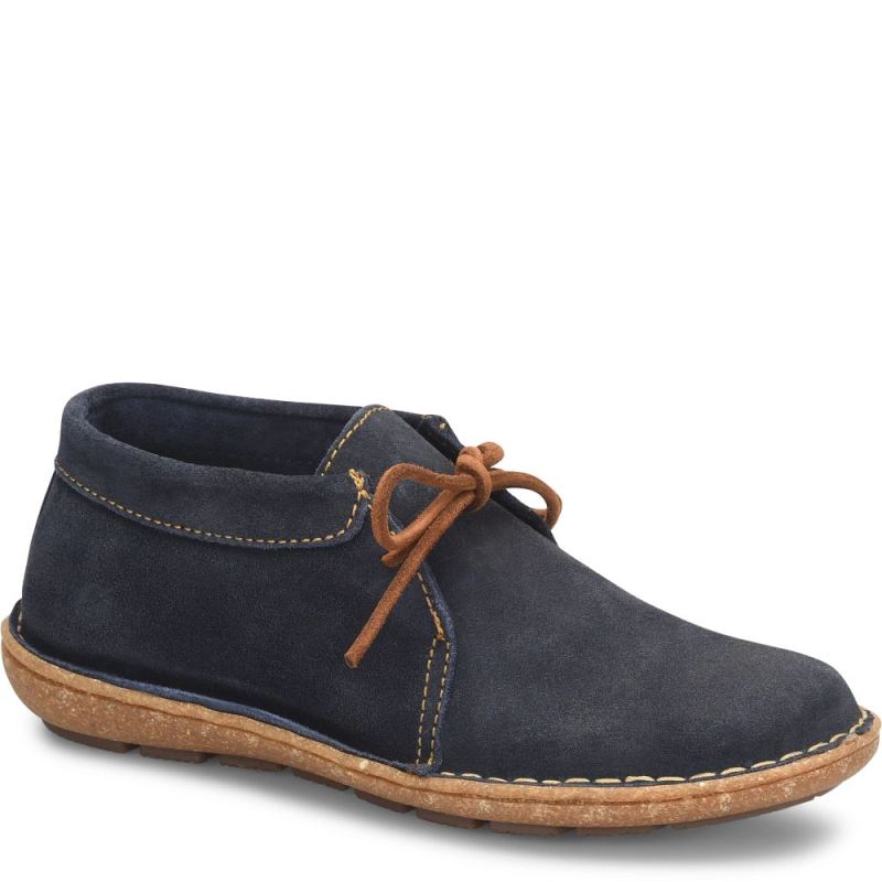 Born Women's Nuala Boots - Navy Nubuck (Blue)