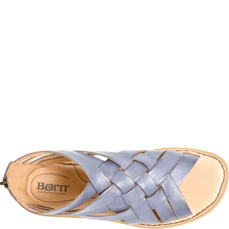 Born Women's Iwa Woven Sandals - Marine Navy (Blue)