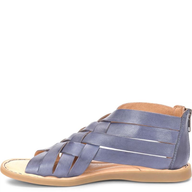 Born Women's Iwa Woven Sandals - Marine Navy (Blue)