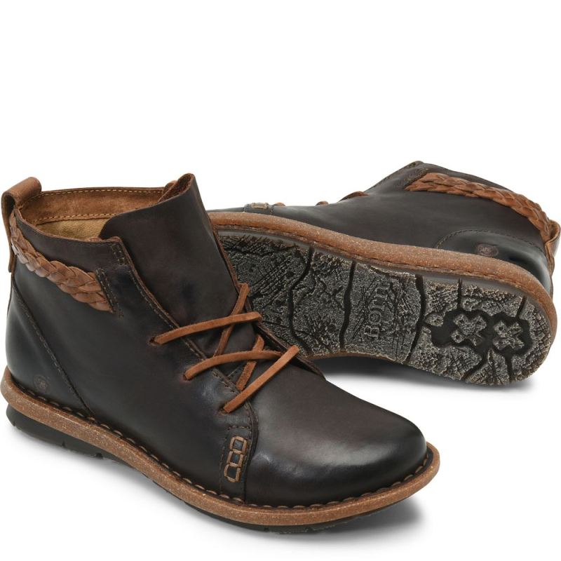 Born Women's Temple Boots - Dark Castano (Brown) - Click Image to Close