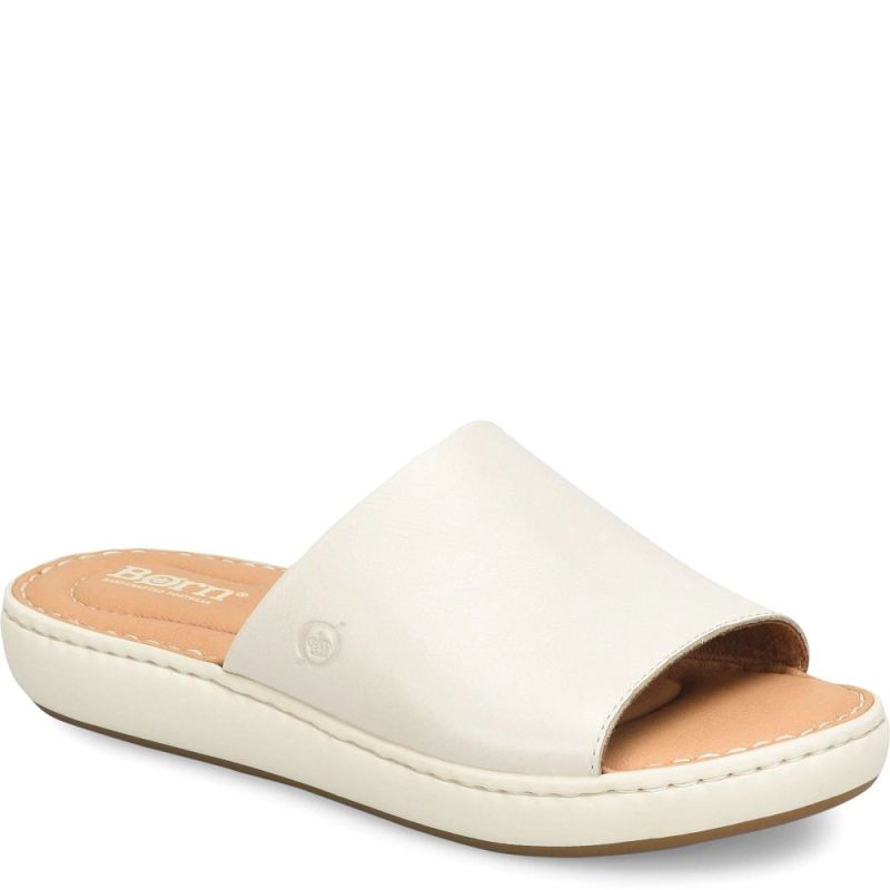 Born Women's Jill Sandals - White Ivory (White)