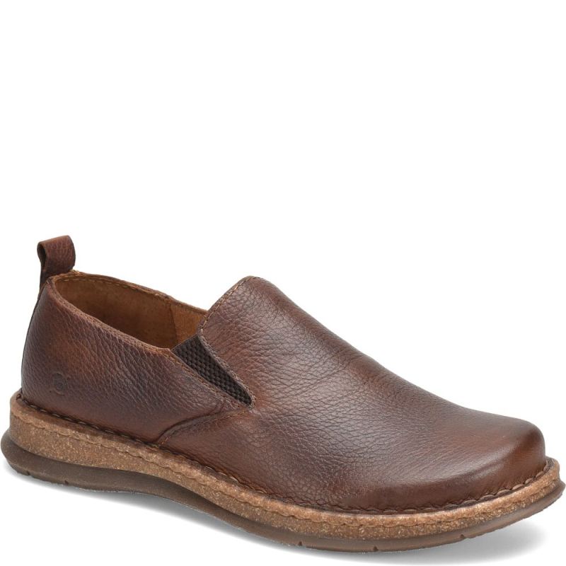 Born Men's Bryson Slip-Ons & Lace-Ups - Dark Brown (Brown)