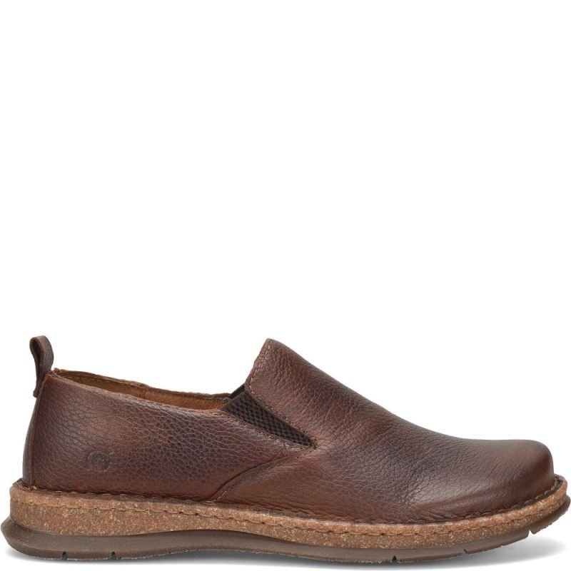 Born Men's Bryson Slip-Ons & Lace-Ups - Dark Brown (Brown)