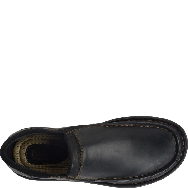 Born Men's Gudmund Slip-Ons & Lace-Ups - Black