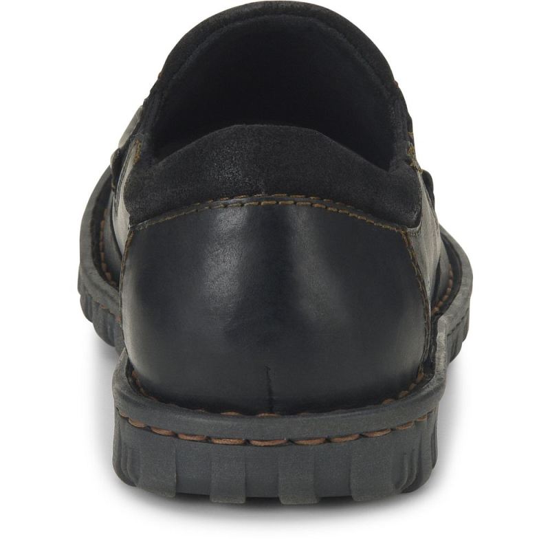 Born Men's Gudmund Slip-Ons & Lace-Ups - Black