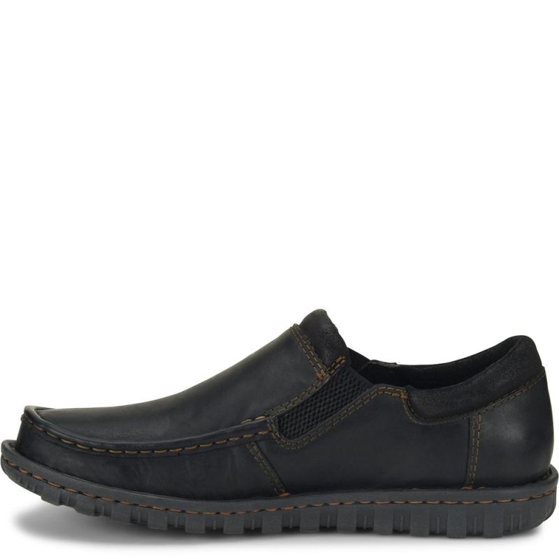 Born Men's Gudmund Slip-Ons & Lace-Ups - Black