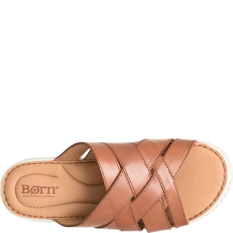 Born Women's Jenny Sandals - Cognac (Brown)