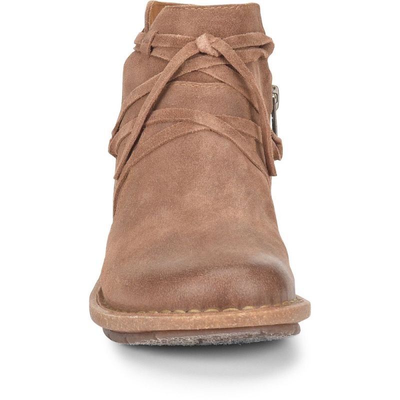 Born Women's Tarkiln Boots - Toast Almond Distressed (Tan)