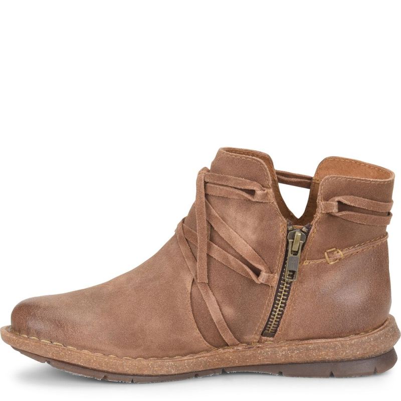 Born Women's Tarkiln Boots - Toast Almond Distressed (Tan)