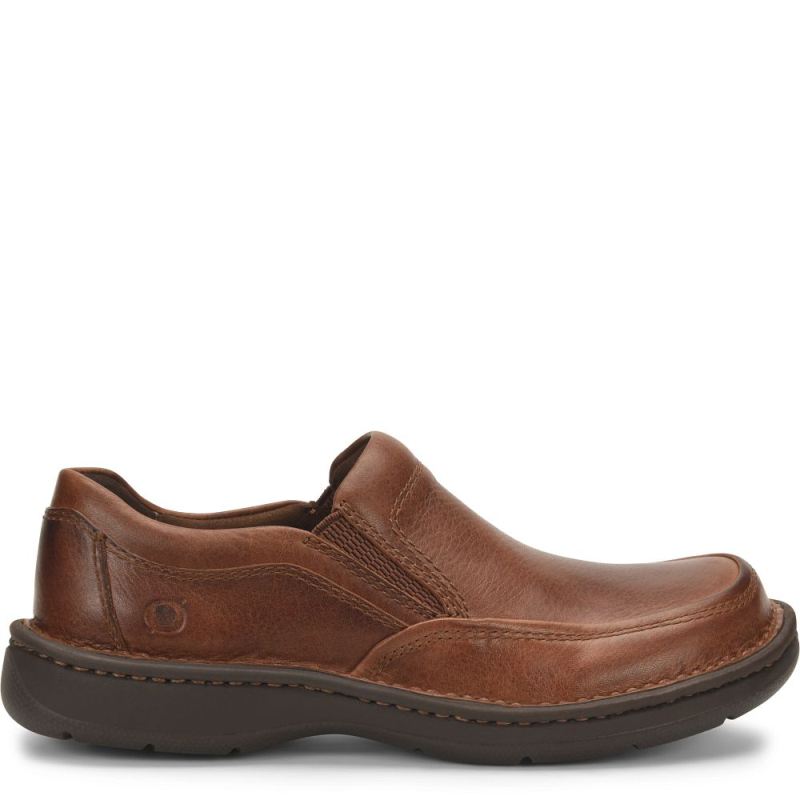 Born Men's Blast III Slip-Ons & Lace-Ups - Dark Tan Whiskey (Bro