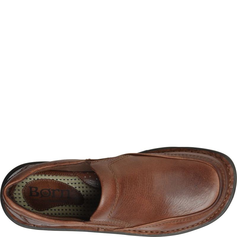 Born Men's Blast III Slip-Ons & Lace-Ups - Dark Tan Whiskey (Bro