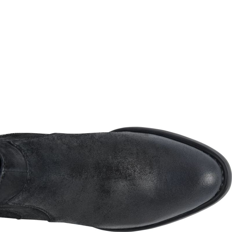 Born Women's Mckenzie Boots - Black Distressed (Black)