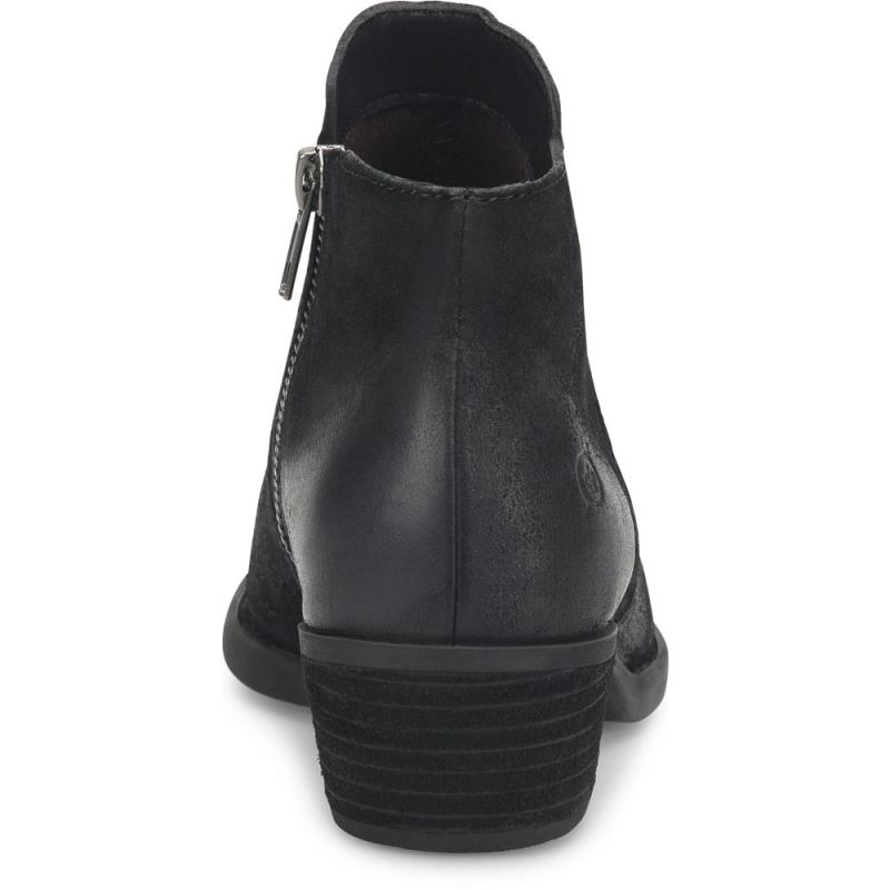 Born Women's Mckenzie Boots - Black Distressed (Black)