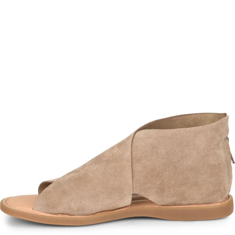 Born Women's Iwa Sandals - Taupe Suede (Tan)