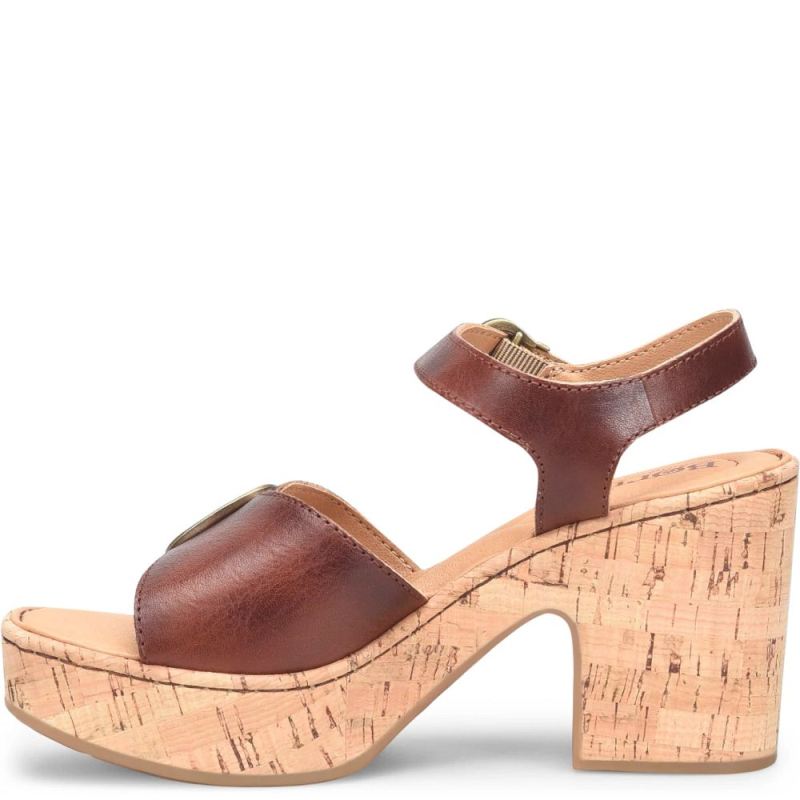 Born Women's Browyn Sandals - Dark Tan Bourbon (Brown)