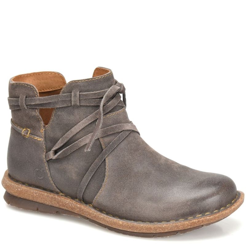 Born Women's Tarkiln Boots - Wet Weather Distressed (Grey ...