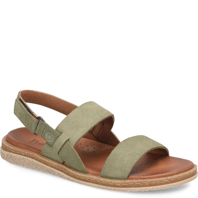 Born Women's Cadyn Sandals - Loden Green suede (Green)