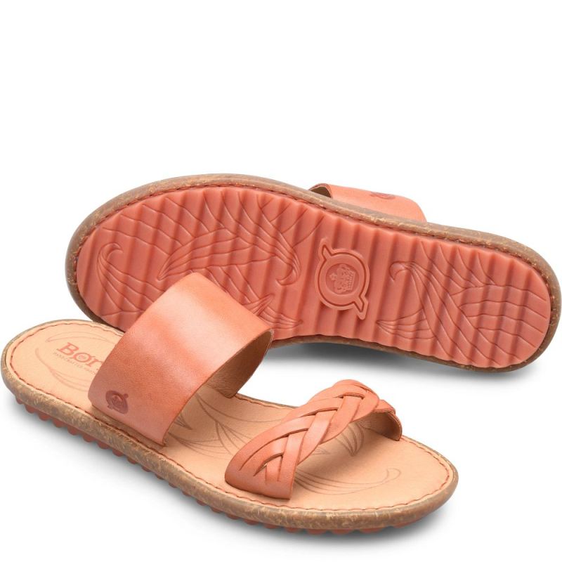 Born Women's Morena Sandals - Orange Papaya (Orange)