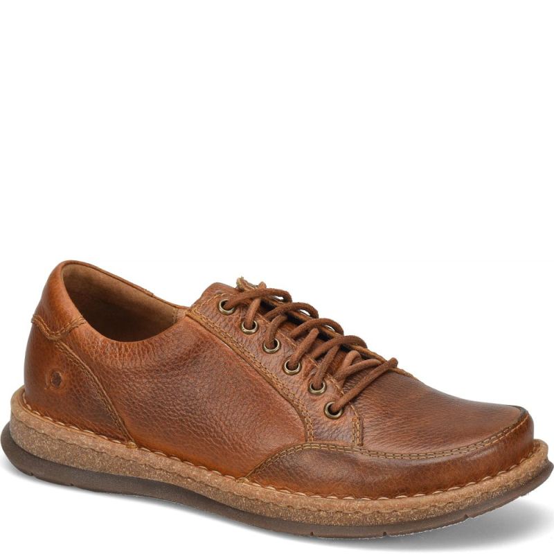 Born Men's Bronson Slip-Ons & Lace-Ups - Saddle Tan (Brown)