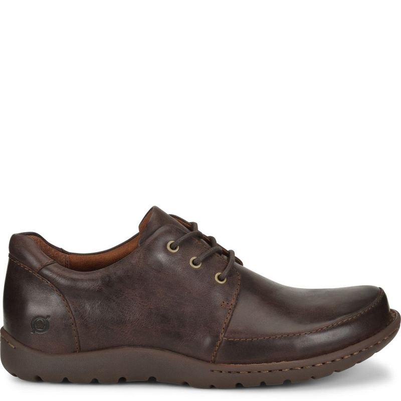 Born Men's Nigel 3-Eye Slip-Ons & Lace-Ups - Cocoa Brown (Brown)