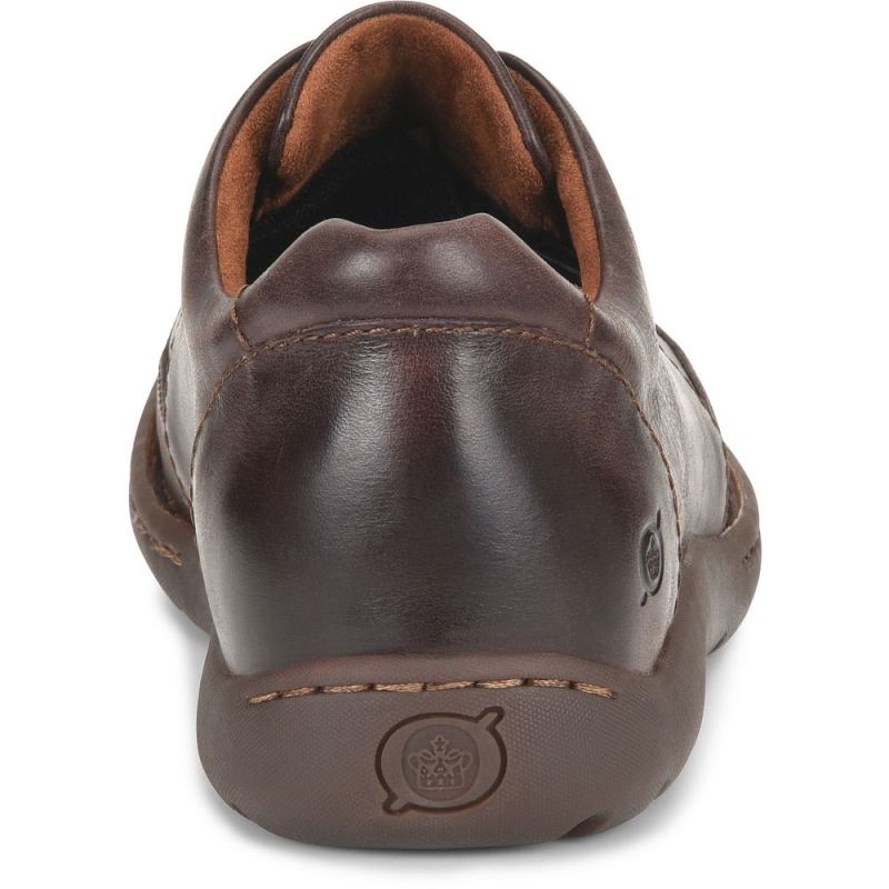 Born Men's Nigel 3-Eye Slip-Ons & Lace-Ups - Cocoa Brown (Brown)