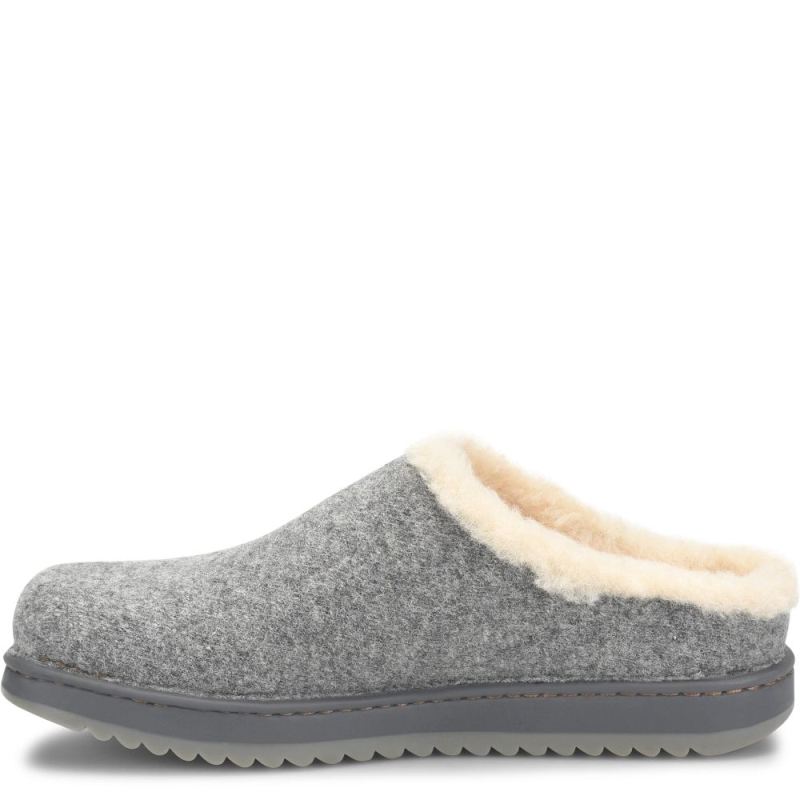 Born Men's Jayce Slip-Ons & Lace-Ups - Grey Wool Combo (Grey)