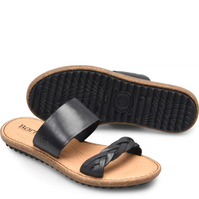 Born Women's Morena Sandals - Black - Click Image to Close