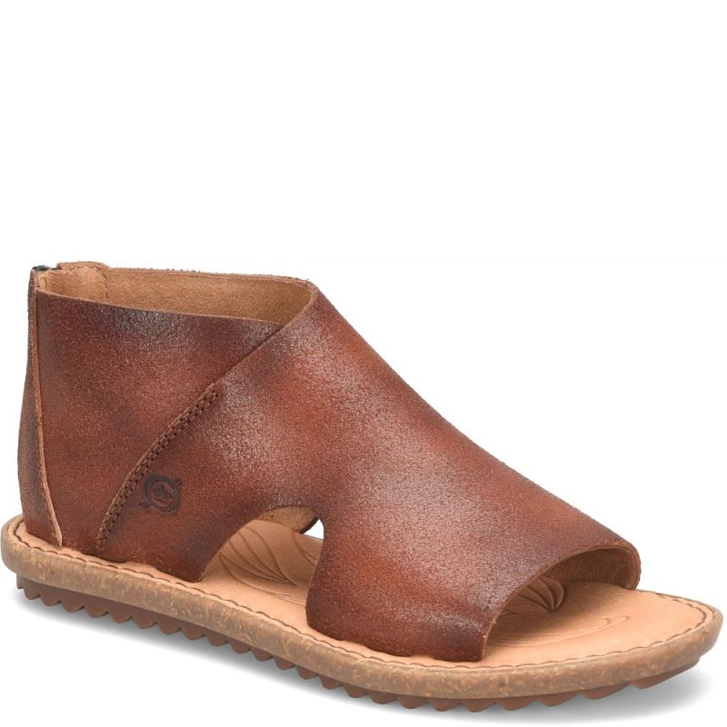 Born Women's Maren Sandals - Dark Tan Bourbon (Brown)