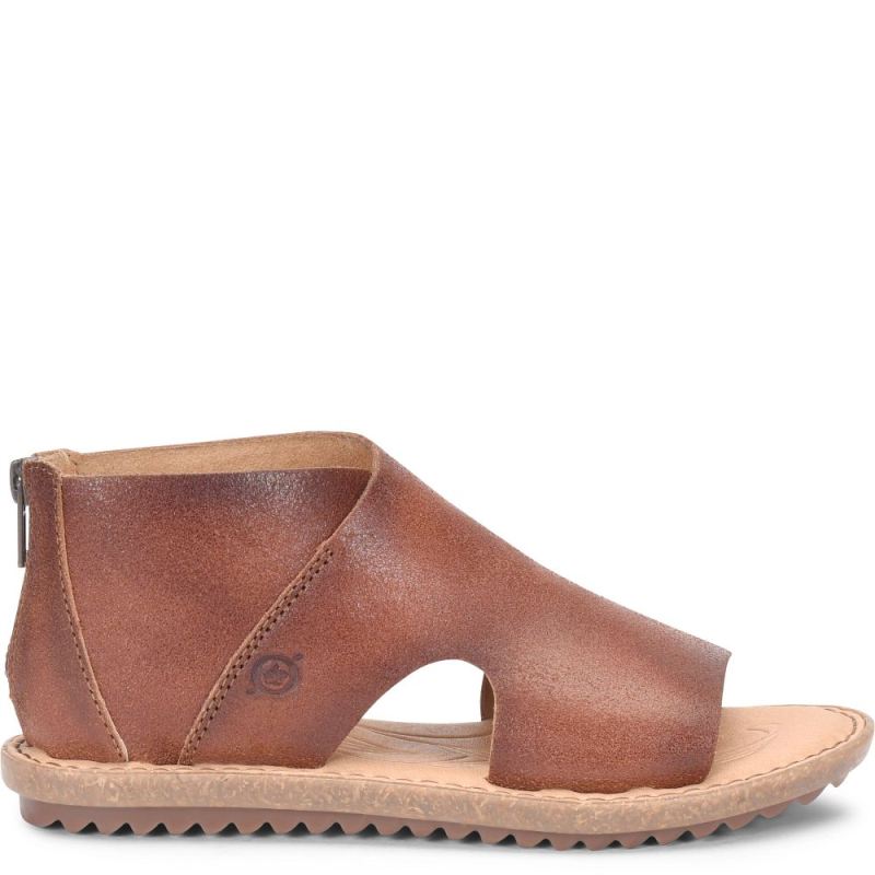 Born Women's Maren Sandals - Dark Tan Bourbon (Brown)