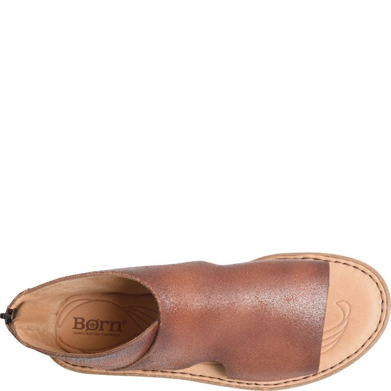 Born Women's Maren Sandals - Dark Tan Bourbon (Brown)