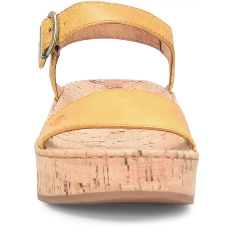 Born Women's Sari Sandals - Yellow Sun (Yellow)