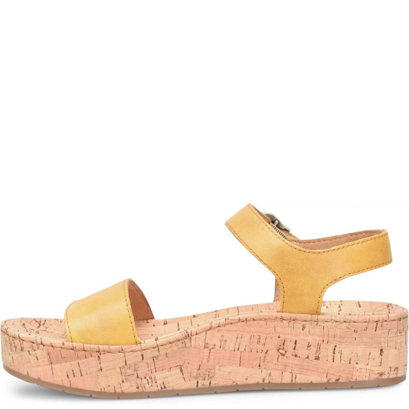 Born Women's Sari Sandals - Yellow Sun (Yellow)