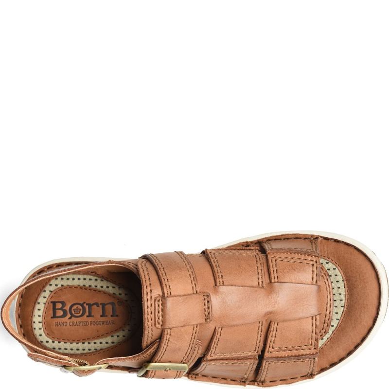 Born Men's Miguel Sandals - Terra (Brown)